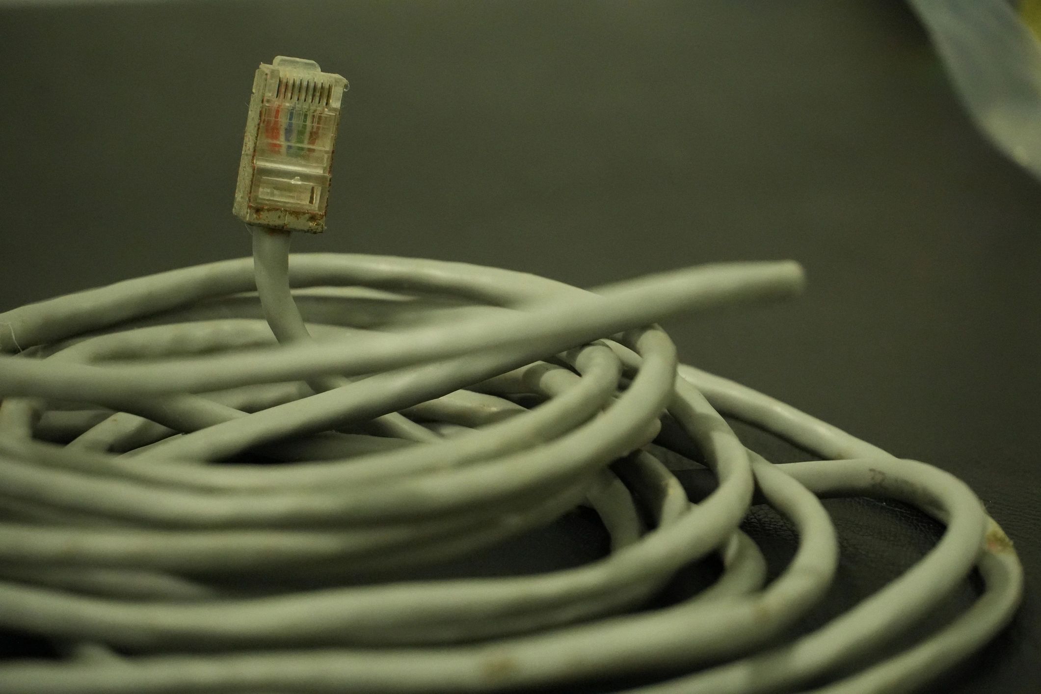 Ethernet cable representing structured cabling and switching infrastructure